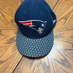 New Era Fitted Patriots Navy Blue Cap